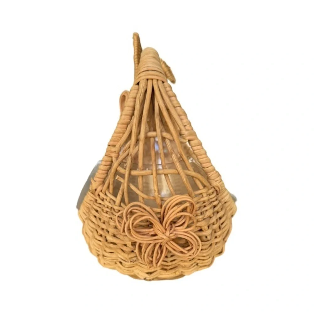 Late 20th Century Vintage Wicker Rabbit Bunny Basket